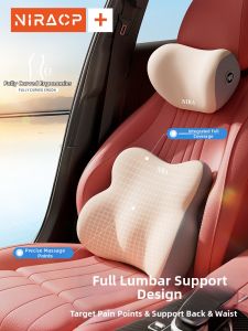 NIRA | Lumbar and Neck Support Pillow Car Seat