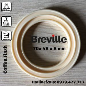 Ron (Gioăng) cao su máy pha cà phê Breville 920 - 58mm màu vàng đục