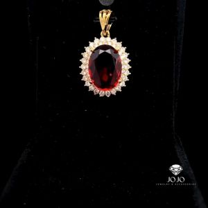 M1444 - Mặt và Dây chuyền bền màu đính đá cao cấp  sang trọng JOJO