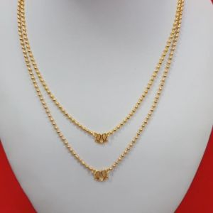 สร้อยคอลายไข่ปลาจิกสลับเงา หนัก 2 สลึง ยาว 1820นิ้ว ทองชุบ ทองปลอม ทำจากทองเหลือง ใส่อาบน้ำได้ รูปถ่ายจากสินค้าจริง