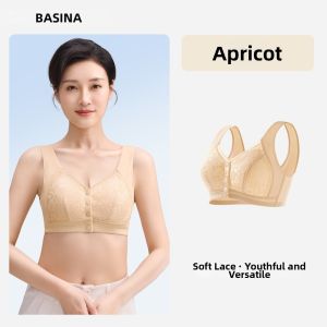 Easy-to-wear Breathable Cotton Front-clasp Bra