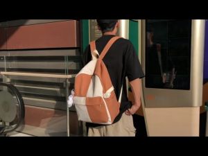 WYK162 Tas Ransel Wanita Pria Sekolah Kuliah Motif Kotak Diagonal Backpack School Impor TKM