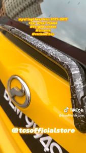 TCS PERODUA AXIA NEW 2023-2024+ CAR REAR WIPER FRAME COVER GARNISH ACCESSORIES