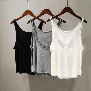 Áo Ba Lỗ Không Tay Rộng Rãi Bằng Cotton Modal Mùa Xuân Hè Cho Nữ Áo Lót Cổ Tròn Mặc Ngoài Trời Thoải Mái Thoáng Khí