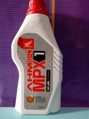 OLI MESIN AHM OIL MPX1 1L/1000ML SAE 10-30W COCOK UNTUK SEPEDA MOTOR HONDA JENIS PORT