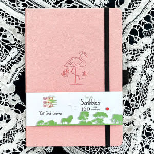 A5 PU Leather Dot Journal – BUKE Notebook 160 Pages with Numbers 5mm Dot Grid For Bujo Enthusiasts