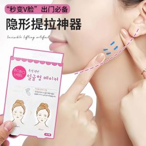Vòng Mặt V Dụng Cụ Làm Đẹp Da Mặt Translucent Invisible Makeup Tape Facelift Móng Vuông Trang Điểm Giảm Béo