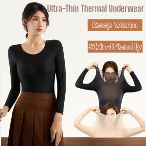 Ultra-Thin Self-Heating Thermal Underwear Seamless Breathable Skin-Friendly Body Shaper