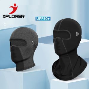 Mũ khít đầu và cổ đi xe máy bao kín mặt Đầu Cổ Bìa Lái Xe Đi Xe Đạp ống dài Mặt Nạ Trước Khi Mũ Bảo Hiểm Nhanh Chóng Drywashable mặt nạ Cổ bảo vệ khỏi ánh mặt trời Lụa băng CK