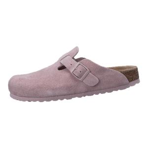 THEMULE | Wide Pink Softwood Sole Thick Bottom Half Clogs