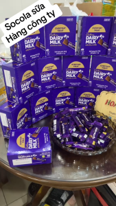 Combo 2 Hộp Socola 20 Thanh Socola Cadbury Dairy Milk 220g - Vị Sữa Nhập Khẩu Malaysia Hàng Công Ty