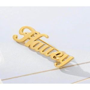 Bros Titanium Ukir Nama Lapis Emas Bisa Ditulis Nama Kamu Free Book