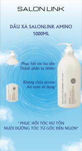 Dầu Xả Tóc Phục Hồi Tóc Khô Xơ Chẻ Ngọn Salon Link Amino Conditioner 1000mL
