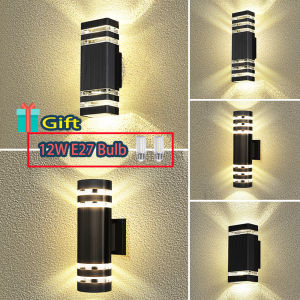 LED Wall Light Outdoor Waterproof 220V E27 Lamp Bulb household living Room Stairs Garden Decorate