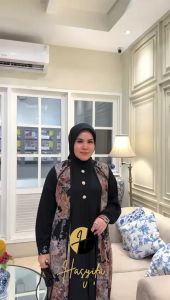 kanaya gamis bahan royal twis mix ceruty by icha fashion46