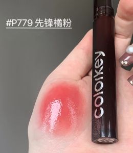 Colorkey B772 Velvet Lip Glaze Mirror Shine Lipstick Affordable Long-lasting Color Boosting Velvet Texture Lip Gloss for All Skin Types