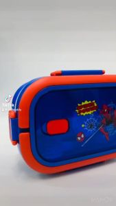 iSchoolDy Kids Cartoon Kuromi Spiderman Astronaut Dinosaur Food Container Kotak Makan Sekolah Lunch Box 儿童饭盒