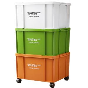 BEITEJIA | Hộp Lưu Trữ Dung Lượng Lớn Bền Bỉ Có Bánh Xe
