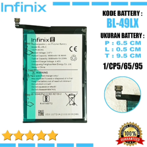Baterai Infinix Hot 20S X6827 Hot 12 X6817 Hot 12i X665 X665B Batre BL49LX BL-49LX Battery  Original
