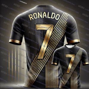เสื้อฟุตบอลรุ่นพิเศษ Ronaldo 7 ปี 2026 รุ่นใหม่ล่าสุด ทรงโอเวอร์ไซส์ แขนสั้น สำหรับฝึกซ้อม ชุดกีฬา เสื้อยืดเด็ก