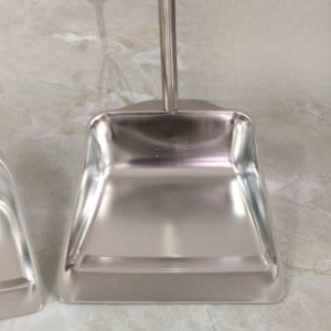 Thickened Stainless Steel Outdoor Broom Scavenger Household Cleaning Tool Single Piece Floor Sweeping Garbage Rake Trash Can