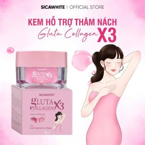 HÀNG CHUẨN -Kem Mờ THÂM NÁCH SICAWHITE Gluta Collagen X3