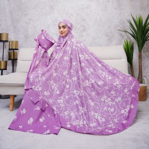 mukena bali dewasa jumbo rempel/ mukena rayon bali adem murah motif