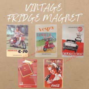【FRIDGE MAGNET】❄️VINTAGE DESIGN Fridge Magnet Peti Ais Doorgift Souvenir Fridge Magnet Paste Refrigerator Magnet FM1