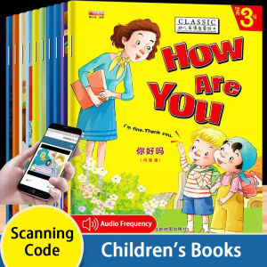 10pcs Kids Audio Books learning English Reading book with audio guide For Early Children