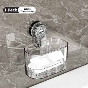 Suction Bathroom Shelf Wall Mount No Drill