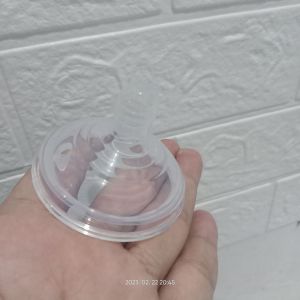 BOTOL SUSU BAYI LEHER LEBAR KARET 6CM ALG6082 6083 DENGAN GAGANG DESAIN LUCU BERKUALITAS BPA FREE