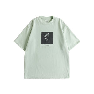 Áo Thun Cotton In Mờ Phong Cách Retro