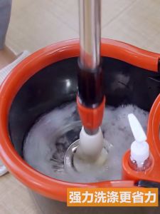 Retouch Spin Mop with Bucket Set 360 Rotatable Replaceable Microfiber Washable Mop Head MPS02