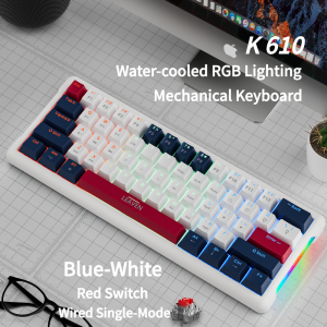 NexusClick 60% Compact Esports Mechanical Gaming Keyboard61 Keys Red SwitchHot Swappable RGB Backlit Portable Keyboard for PC