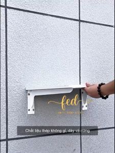 Giá Đỡ Kệ Gắn Tường Chịu Tải Nặng Bằng Inox Khung Treo Kệ Ti Vi Kệ Bếp Giá Sách