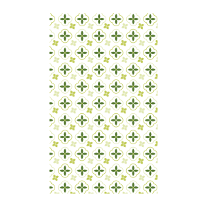 ZHIXIAO | Bao Xiang Flower Design Bathroom Decorative Static Sticker