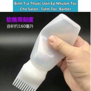 Bình tra thuốc uốn ép tóc cho salon  nhỏ gọn tiện lợi  dung tích 200ml.