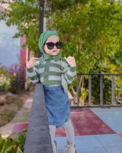 Sweater rajut cardigan anak