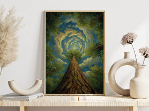 Jigsaw Puzzle for Adults 500/1000/1200/2000PCS Green Deep Woods Forest Scenery Puzzle Home Wall Decoration Gift Idea Frameless