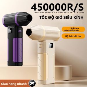 Quạt Thổi Khí Mini Turbo Jet 450000 Vòng/phút Động Cơ Không Chổi Than Tốc Độ Cao Quạt Cầm Tay Mạnh Mẽ Quạt Mạnh Mẽ Dùng Để Làm Sạch PC