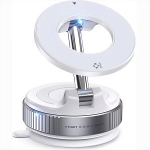 Car Mount Electric Vacuum Magnetic Holder Foldable Strong Suction Stand For Cell Phone For iphone 13 14 15 16 17 Live Streaming