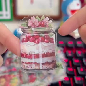 50-100PCS Transparent Forest Theme Green Series Decorative Graffiti Stickers DIY Phone Case Laptop Tablet Stickers
