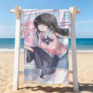 Hasbro | Game Wuthering Waves Chisa Towel Drying Bath Towel Applicable To Light Swimming Camping Yoga Beach Out