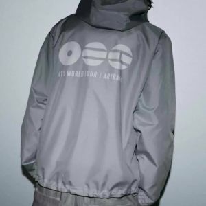 Spring Autumn Korean Fashion 2026 Gray Gradual Zipper Cardigan Hooded Trench Jacket Mens Long-sleeved Casual Versatile Coat