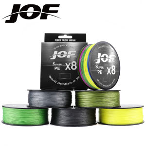 JOF X8 Strong 500M 8-strand woven PE braided fishing line sub special main line sub line15LB 20LB 30LB 40LB 50LB 60LB 80LB 100LB