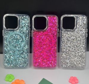 KISSCASE Plating Lens Frame Glitter Phone Case For iphone 15 14 13 12 11 Pro Max Plus Magsafe Wireless Charging All-inclusive Hard PC Anti-fall Shockproof Back Cover For iphone 15 14 13 12 11