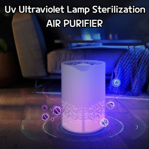 Small Desktop Air Purifier Removes Dust Second-Hand Smoke and Formaldehyde Portable Home Air Disinfection Machine