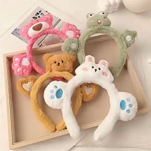 Muse Harbor แถบคาดศีรษะหน้าการ์ตูนน่ารักจาก  แถบคาดศีรษะของผู้หญิงที่คาดศีรษะกระต่ายหมีกิ๊บติดผมกบ