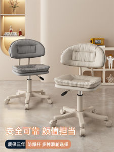 Modern Simple Style Beauty Salon Special Chair Mobile Rotation And Height Adjustment Makeup Pedicure Chair with Backrest