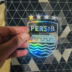 STICKER SABLON SETRIKA LOGO PERSIB HOLOGRAM